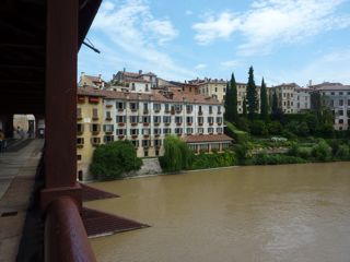 bassano view dolomites cycling